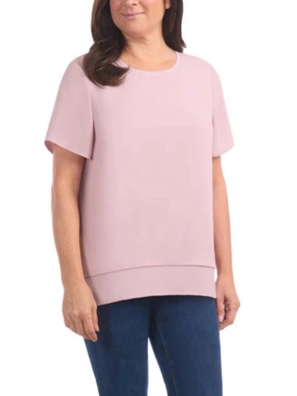 🌸2/$12🌸Hilary Radley Double Layer  Top Pink Large